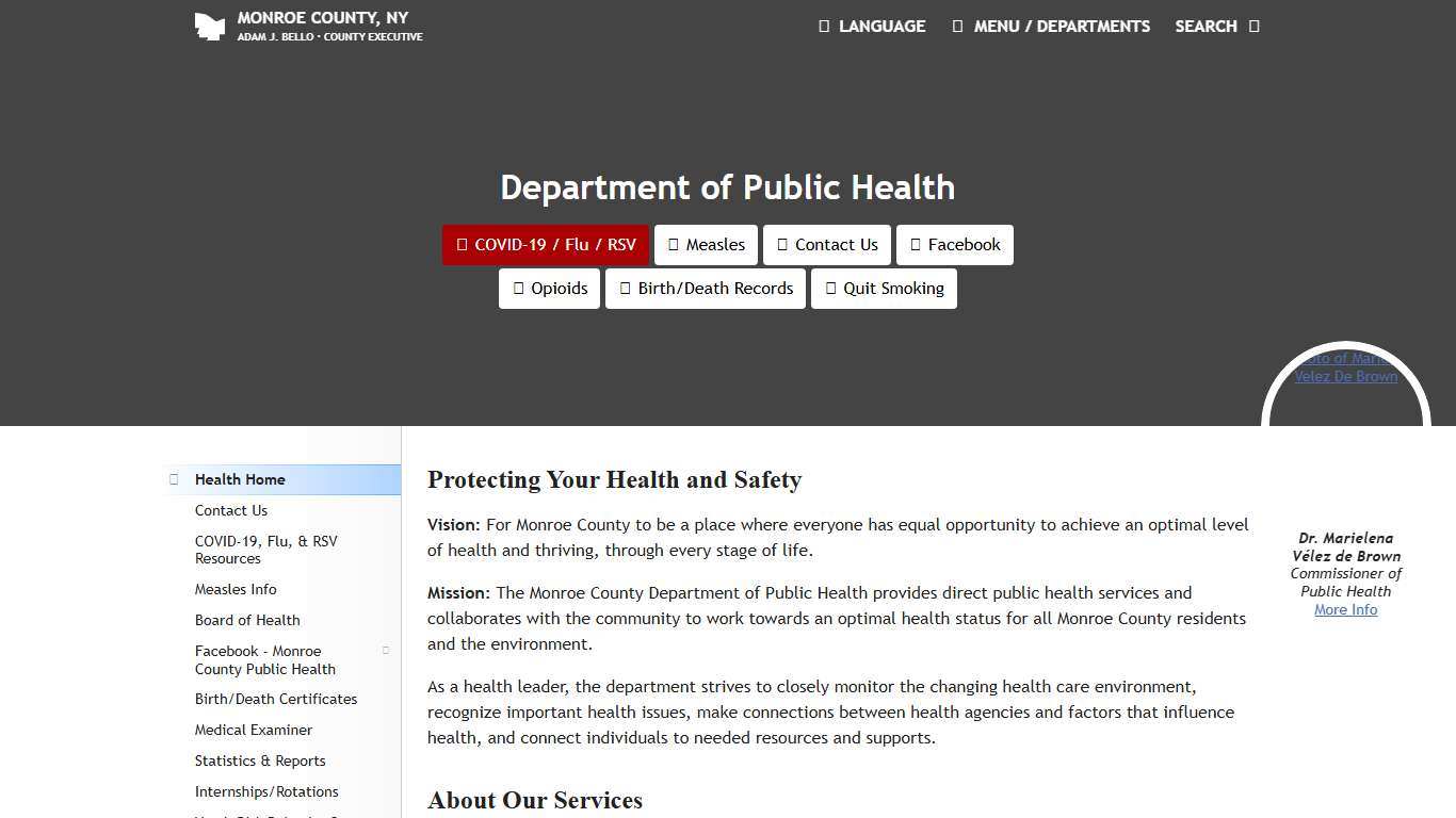 Monroe County, NY - Department of Public Health